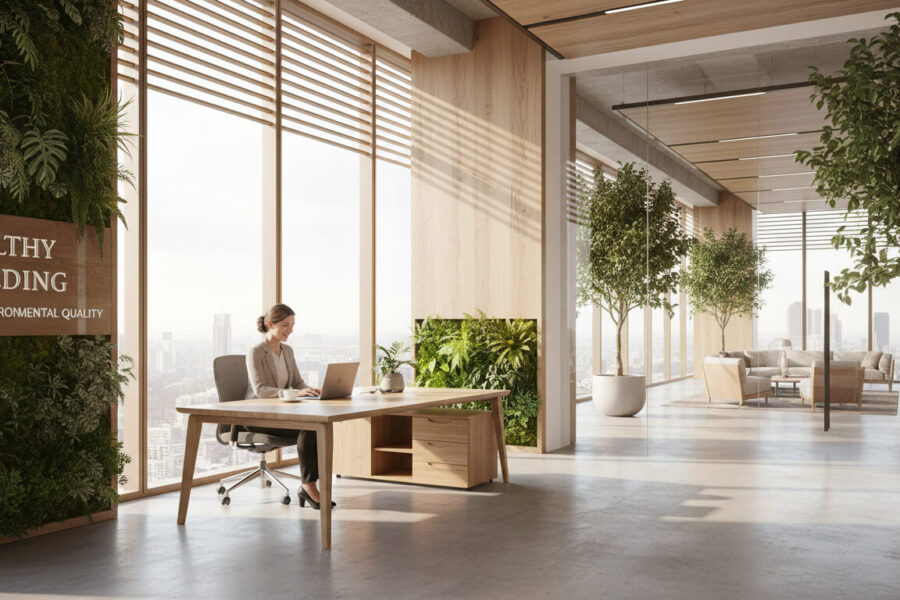 SMR LAB healthy building ieq produttivita ufficio